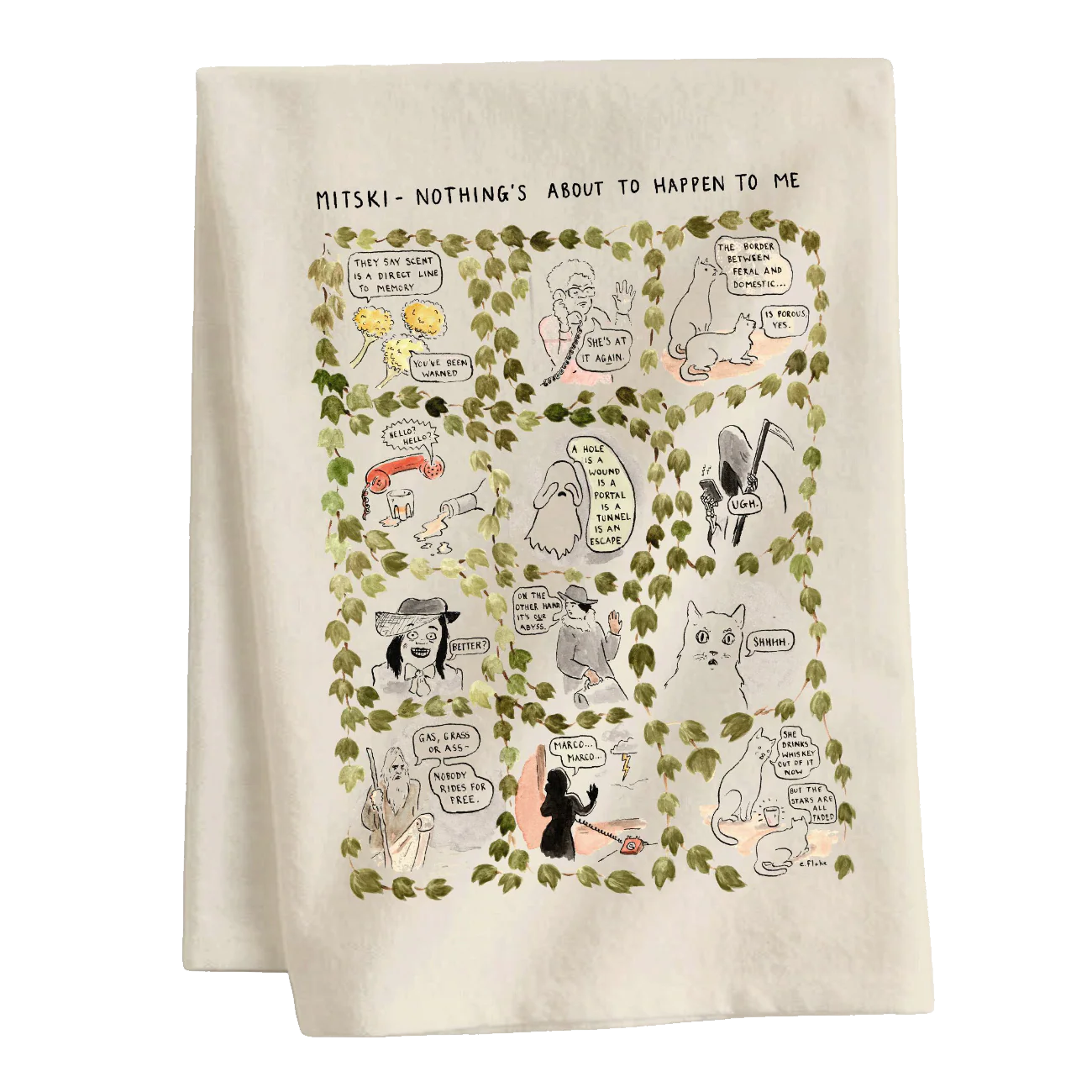 Abyss Tea Towel