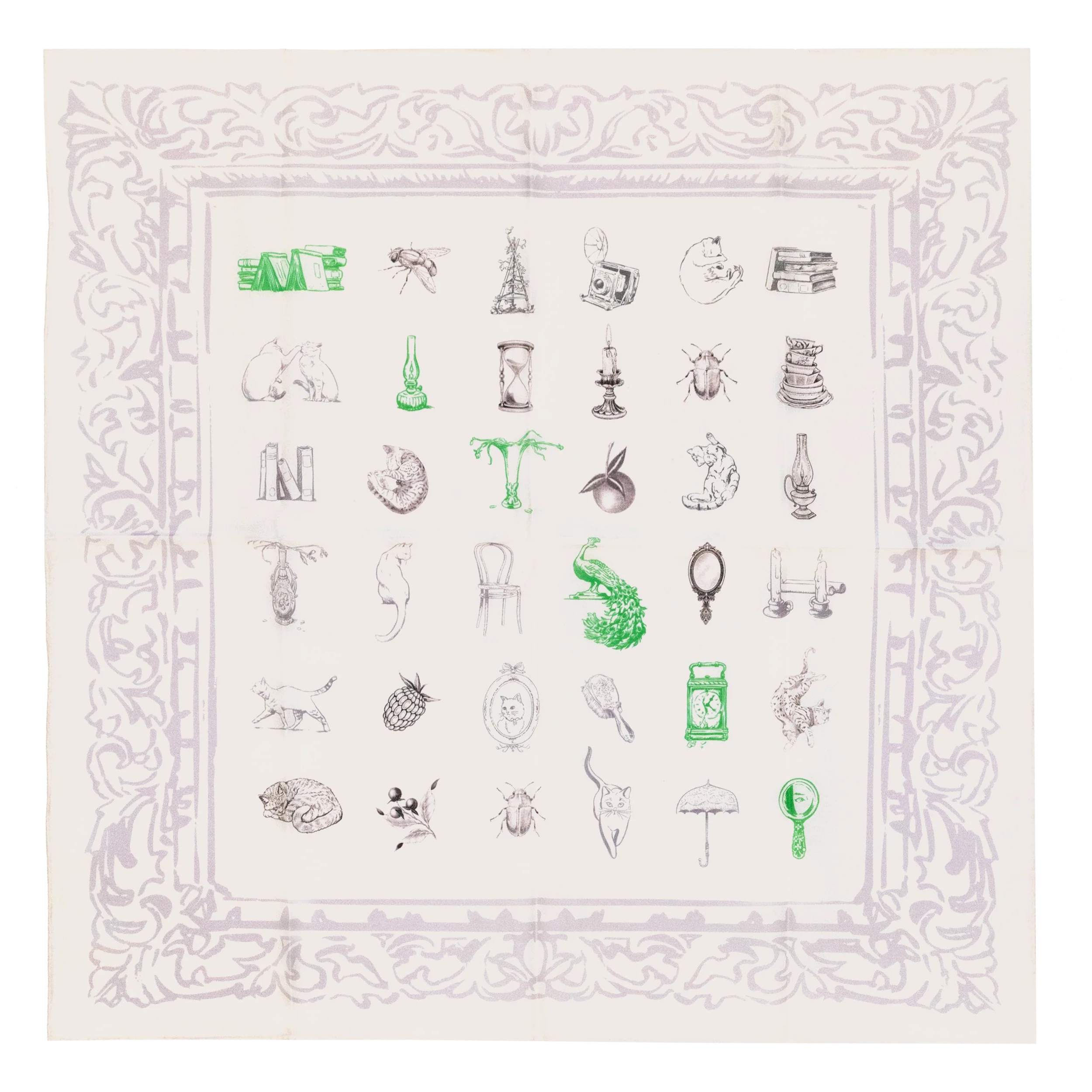 Lost & Found Silk-blend Bandana