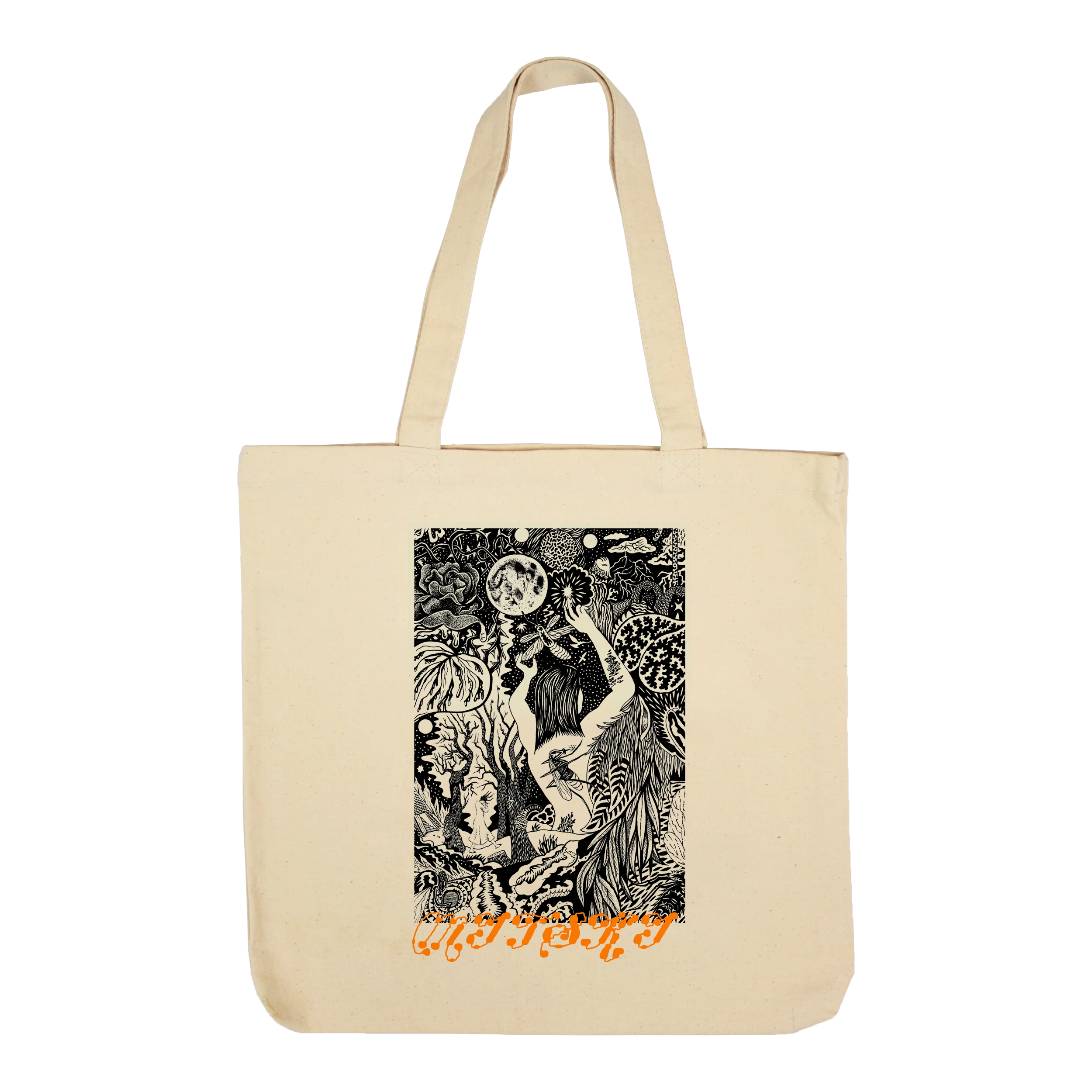 Spring Graphic Tote Bag