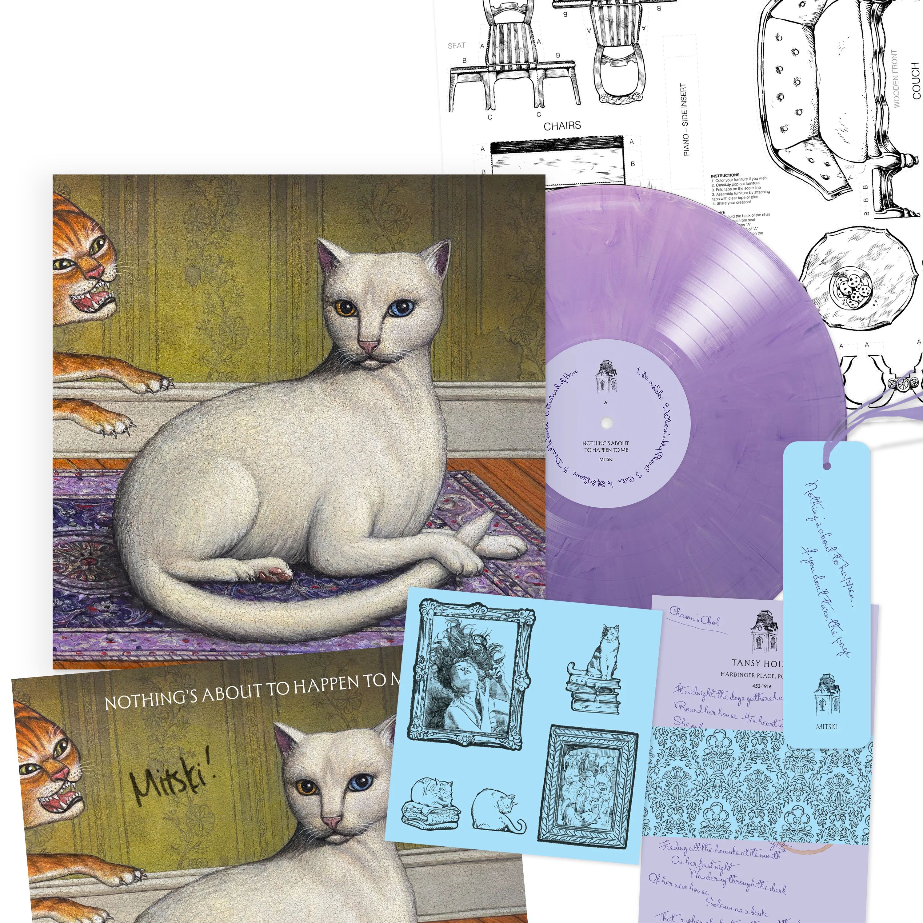 [LTD SIGNED] Nothing's About to Happen to Me Deluxe Lilac Vinyl LP - Image 2